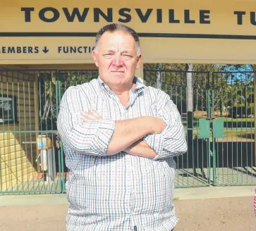  ?? Picture: ZAK SIMMONDS ?? FUNDING NEED: Townsville Turf Club president Malcolm Petrofski.