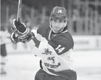  ?? DEAN WOOLLEY/ICE HOCKEY UK ?? British forward Liam Kirk is expected to jump to the Canadian Hockey League next season to continue his hockey progressio­n.