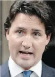  ??  ?? Justin Trudeau