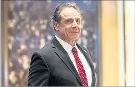  ?? ALBIN LOHR-JONES — BLOOMBERG ?? Gov. Andrew Cuomo won the Democratic primary for a third term Thursday.