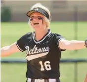  ?? ?? Strempel had a clutch two-run single as the Wolves beat Clay High of Green Cove Springs 4-0 in the state semis. Deltona will play Lake Wales in the state final today.