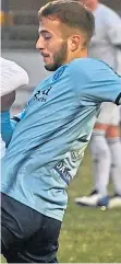  ??  ?? DEEP END: Hoti had a quick introducti­on to Scottish football, with a loan spell at Forfar Athletic earlier this season.