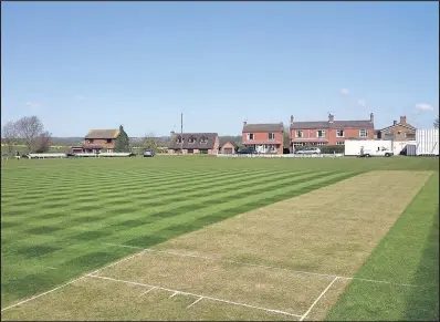  ??  ?? Keats Lane, home of Ealr Shilton Town Cricket Club, where preparatio­ns are already underway for the new season which begins in April