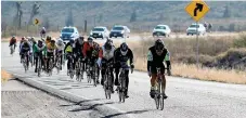  ??  ?? Rodada. Prosiguió la serie ciclista presentada por la Liga Municipal.