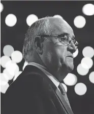  ?? DAVID BLOOM / EDMONTON SUN FILES ?? Julian Fantino, a former federal cabinet minister and provincial police commission­er, attempted to intervene in a contempt of court case against an ex-Toronto police officer.