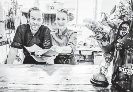  ?? SPECIAL TO TORSTAR ?? Husband and wife team Steve Wharton and Charlie Clowes of Ello Gov’na and Mason will launch their new business, The Grove, in the former location of The Fruit Shack later this month.