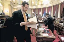  ?? Rich Pedroncell­i Associated Press ?? STATE SEN. Scott Wiener’s bill would remove lower-level sex offenders or those who are judged to be low risk from the sex offender registry after 10 or 20 years.