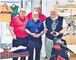  ?? ?? Winners Funky Natz winners Eddie Gartshore and Alan Marshall