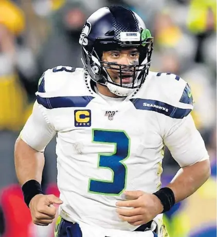  ?? TRIBUNE CONTENT AGENCY ?? Quarterbac­k Russell Wilson keeps expressing his unhappines­s with the Seattle Seahawks.