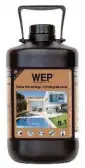  ??  ?? Inconvénie­nts.
Résine d’accrochage et hydrofuge de masse pour piscine. «WEP», 5 litres, 72,90 €.
Leroy Merlin.