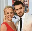  ?? Foto: Jordan Strauss, dpa ?? Britney Spears und Sam Asghari kennen sich seit 2016.