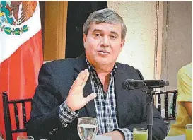  ?? RAÚL PALACIOS ?? El mandatario interino aseguró que no habrá desvíos de recursos.