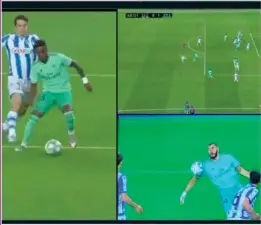  ??  ?? Estas fueron las jugadas polémicas del partido del Madrid el domingo.