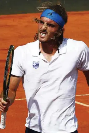  ?? EPA PIC ?? Stefanos Tsitsipas of Greece.