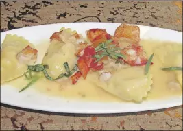  ?? SaNdra NowlaN photo ?? Lobster Ravioli at Giada.