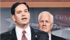  ?? /ARCHIVO ?? El senador Marco Rubio cuestionó la ausencia de Venezuela y Nicaragua en la Cumbre de las Américas.