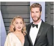  ?? FOTO: DPA ?? Miley Cyrus und Liam Hemsworth in Beverly Hills.