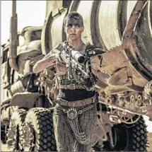  ?? Warner Bros. Pictures ?? CHARLIZE THERON, road warrior, in “Mad Max: Fury Road.”