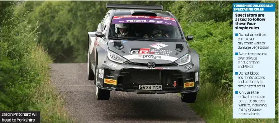 MAJOR NEW CLOSED-ROAD RALLY RUNS IN YORKSHIRE DALES ON SUNDAY ...