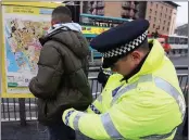  ??  ?? TOUCHY SUBJECT: Officers have been told to abandon stop and search as Deputy Chief Constable Malcolm Graham, right, outlined virus challenges