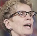  ??  ?? Kathleen Wynne