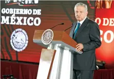  ??  ?? Andrés Manuel López Obrador dijo que en el Archivo General de la Nación existía una zona reservada y vigilada por el Cisen.