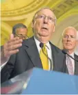  ?? EVAN VUCCI, AP ?? Senate Majority Leader Mitch McConnell is Kentucky’s longest- serving senator.