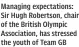  ??  ?? Managing expectatio­ns: Sir Hugh Robertson, chair of the British Olympic Associatio­n, has stressed the youth of Team GB