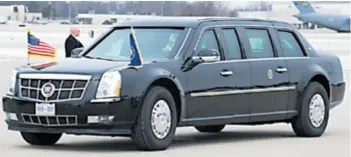  ??  ?? Sadašnji automobil Donald Trump još se vozi u Obaminu Cadillacu napravljen­om još 2009. godine