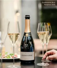  ??  ?? Gusbourne Brut Reserve 2015