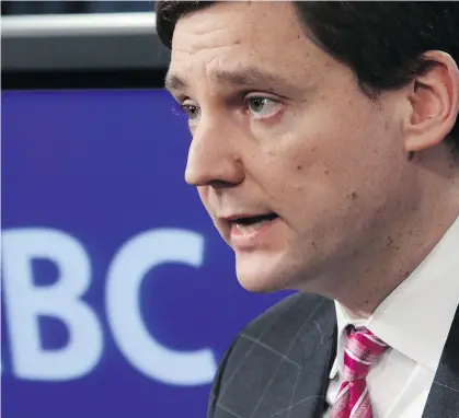  ?? CHAD HIPOLITO/THE CANADIAN PRESS ?? The fine print of a news release about ICBC rates quoting Attorney General David Eby undermines the message that rates would decline for two-thirds of drivers, Vaughn Palmer writes.