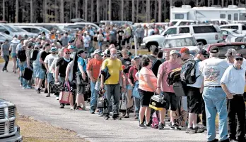  ?? ROBERT WILLETT/THE NEWS & OBSERVER ?? North Carolina Gov. Roy Cooper has urged residents to take precaution­s against the coronaviru­s, but not everyone is listening.