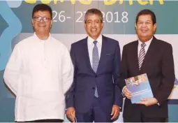  ??  ?? Shown from left are: Microfinan­ce Council of the Philippine­s, Inc. Chair Fr. Jose Victor Lobrigo; Citi Philippine­s CEO Aftab Ahmed and Bangko Sentral ng Pilipinas Governor Nestor Espenilla Jr.