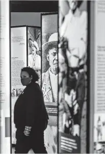  ?? William Luther / Staff photograph­er ?? At the Witte Museum, the words and images of Black cowboys bring their stories to life.