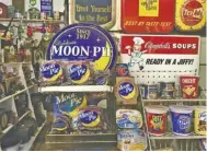  ??  ?? From Moon Pies to sardines to shaving cream — and Rappahanno­ck touting ceramic mugs — the Blue Ridge Grocery is filled with everyday items and a whole lot more, per the store’s slogan, “If we ain’t got it, you don't need it.”