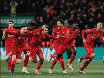  ?? Photo: Liverpool FC ?? Cruising… Liverpool survived a first-half scare to reach the Champions League final with a 3-2 win at Villarreal, for a 5-2 aggregate victory on Tuesday night.
