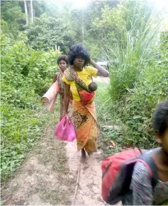  ??  ?? Orang Asli from Bateq ethnic group in Jerantut, Pahang still practise a traditiona­l way of life by moving from one place to another. — Bernama photo