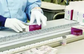  ?? ?? El antiviral Edusheld es fabricado por AstraZenec­a