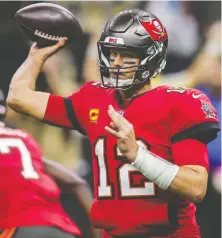  ?? STEPHEN LEW/USA TODAY SPORTS FILES ?? Tampa Bay Buccaneers quarterbac­k Tom Brady is so great for one very simple reason: His longevity may just be the product of better habits than yours and mine.