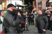  ?? SUBMITTED PHOTO ?? West Goshen 15-year-old Trent Clayton in Times Square.