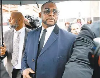  ??  ?? Jane Doe #20 was so shaken when she heard recording in which R. Kelly (pictured) launched obscene tirade against her that it was decided not to call her to testify “for the sake of her mental health.”