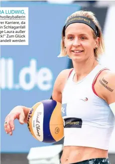  ??  ?? LAURA LUDWIG, 35, Beachvolle­yballerin
Sie stand am Anfang ihrer Karriere, da passierte es beim Training: Ein Schlaganfa­ll setzte die damals 18-jährige Laura außer Gefecht. „Das war ein Schock!“Zum Glück konnte sie rechtzeiti­g behandelt werden