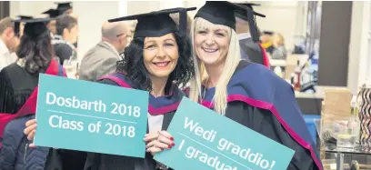  ?? Picture: Peter Price Media ?? Gower College Swansea students graduating at Swansea University’s Bay Campus.