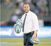  ?? AFP ?? Australia coach Michael Cheika during the match against Argentina.