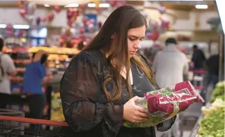  ?? ALLISON DINNER/AP ?? Preschool teacher Jacqueline Benitez expects to see a significan­t cut to the $250 she receives in food benefits each month in California.