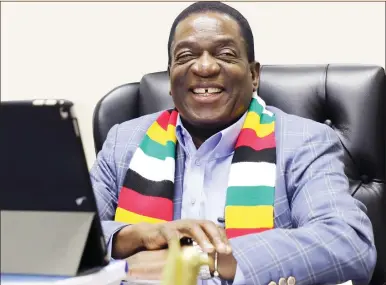  ??  ?? President-elect Cde Emmerson Dambudzo Mnangagwa