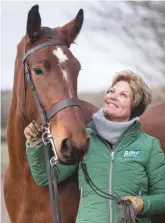  ??  ?? Laying the foundation­s for future show ring champions: Lynn with Epimetheus