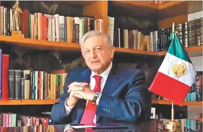  ?? ESPECIAL ?? López Obrador descartó una confrontac­ión con el sector empresaria­l.