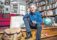  ??  ?? Globetrott­er: Michael Palin is looking back on his TV travels and it is an unalloyed treat