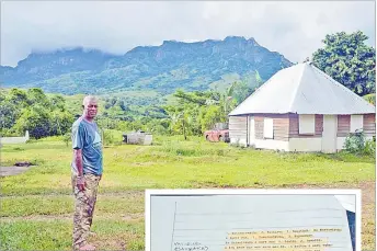  ?? Picture: VILIAME RAVAI ?? Ratu Marika Saukuru, the head of the Ne clan in Korobebe Village in Nadi.